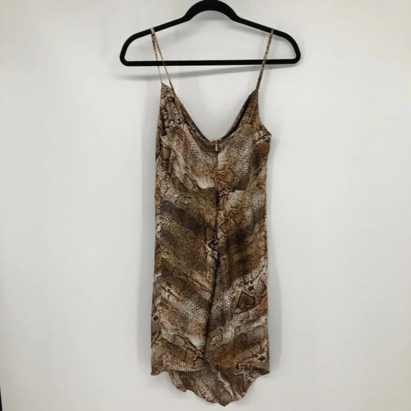 Guess snakeskin cowl neck mini slip dress Lucy NWT - Picture 3 of 16